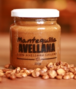 mantequilla de avellana vegana